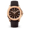 AQUANAUT DATE BROWN STRAP ROSE GOLD 5167R-001 5167r-001c