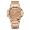 LADIES' NAUTILUS GOLDEN DIAL ROSE GOLD 7118/1200R-010 7118_1200r_010c